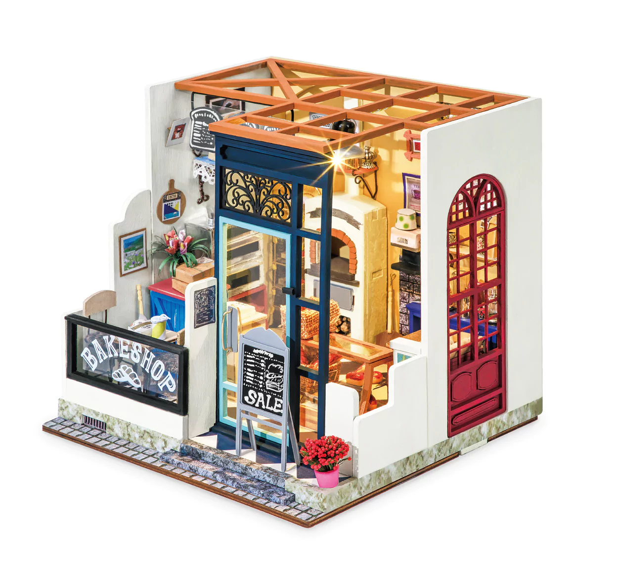 Румбокс интерьерный конструктор Пекарня Нэнси Robotime Nancy’s Bake Shop