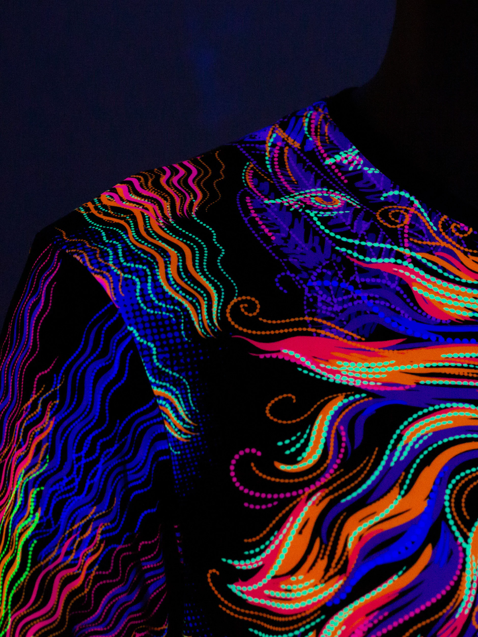 Флуоресцентная «Неоновая» Футболка XL «Sacrament Lion» Unisex