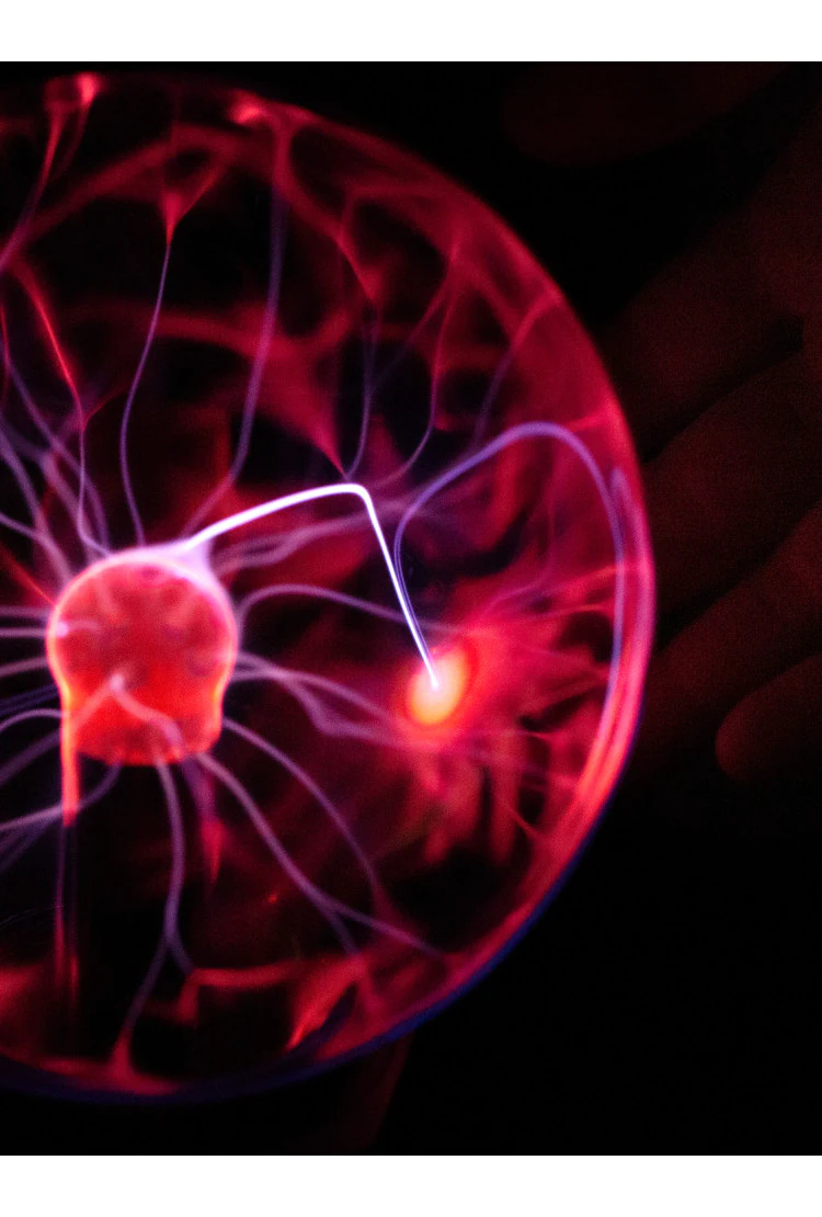 Светильник магический плазменный шар (D - 15см)