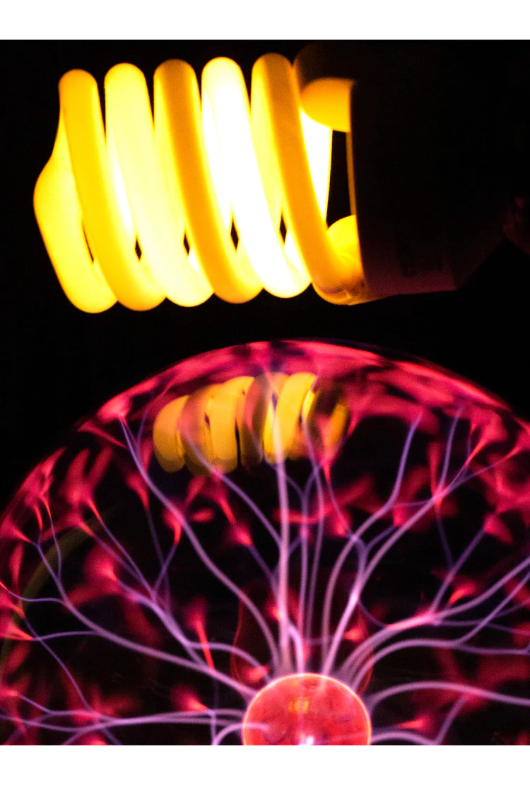 Светильник магический плазменный шар (D - 15см)