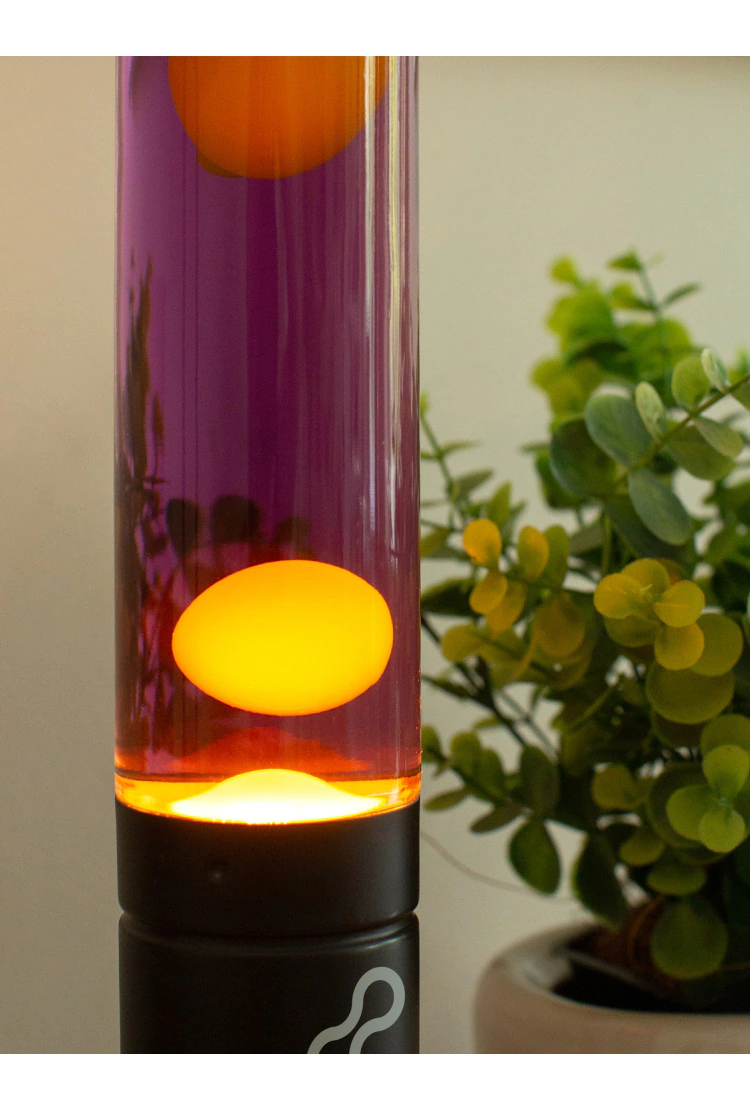 Лава лампа Amperia Slim Оранжевая/Фиолетовая(39 см)