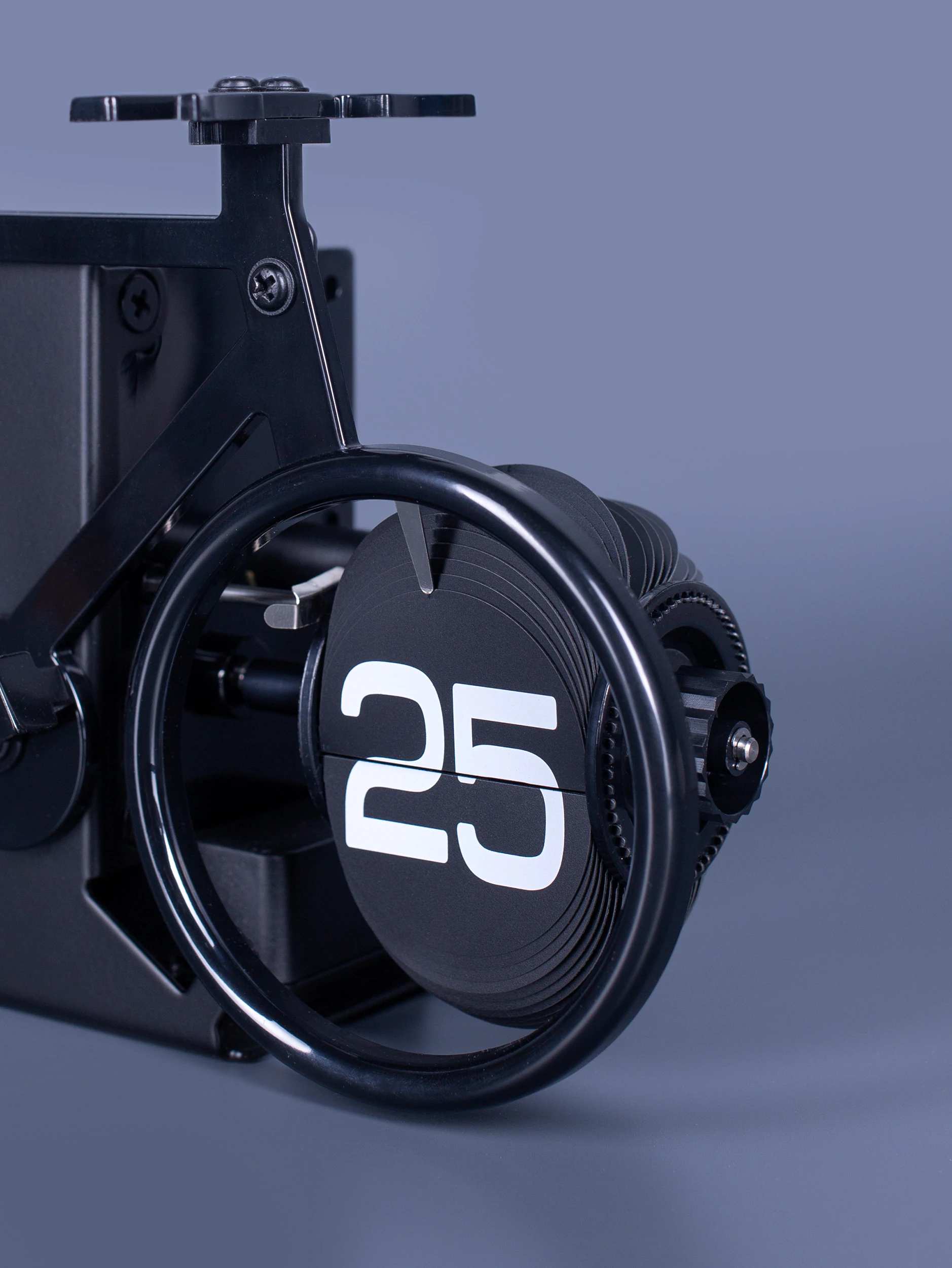 Перекидные часы-велосипед Flip Clock Bike, черные  (20*9*12 см)