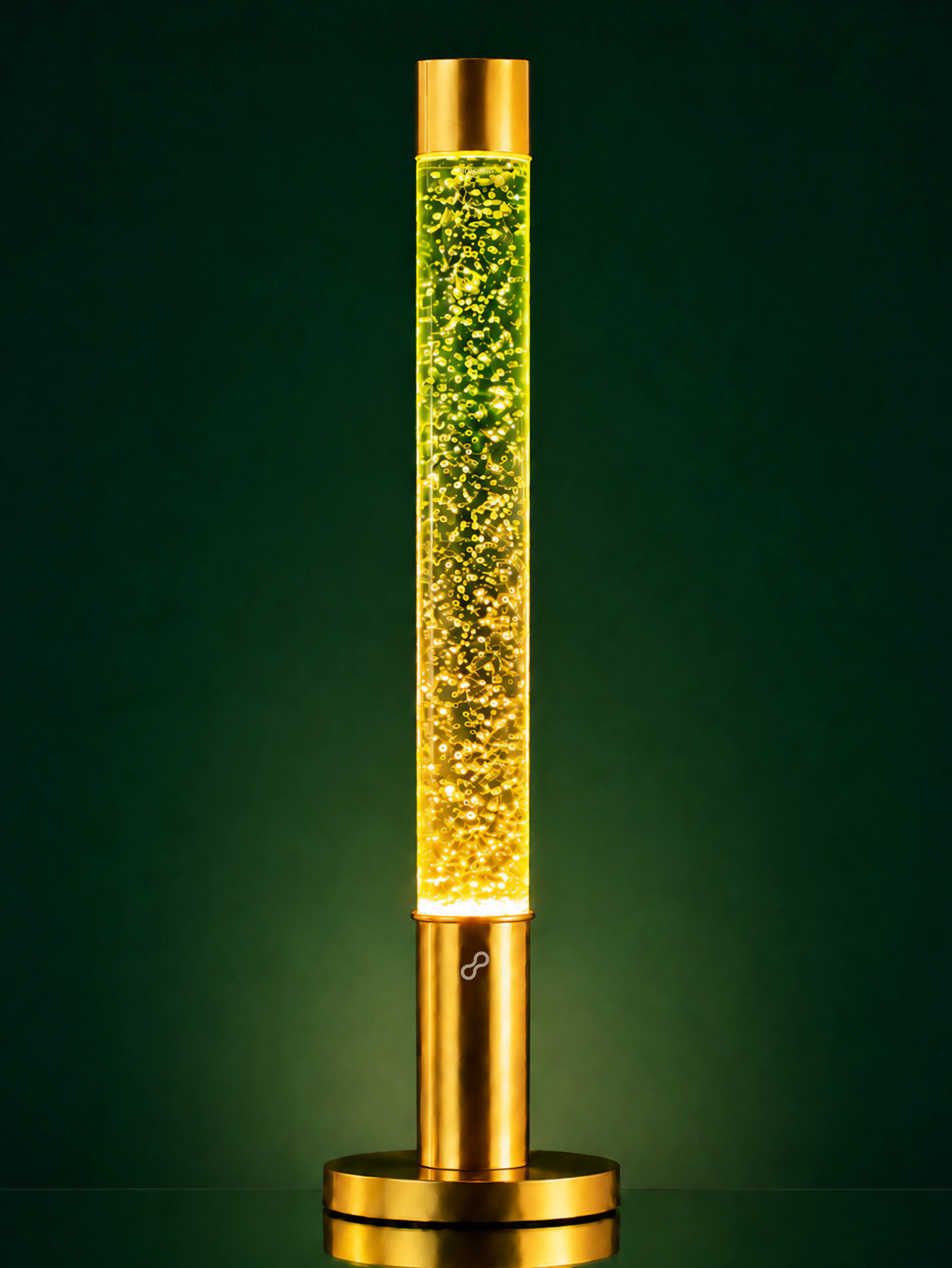 Напольная Лава лампа Amperia Falcon Gold Сияние Изумрудное (76 см)