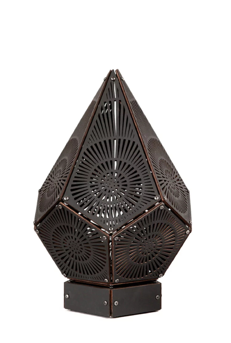 Ночник  Classic, рисунок Nautilus, черный, (215х220 мм)
