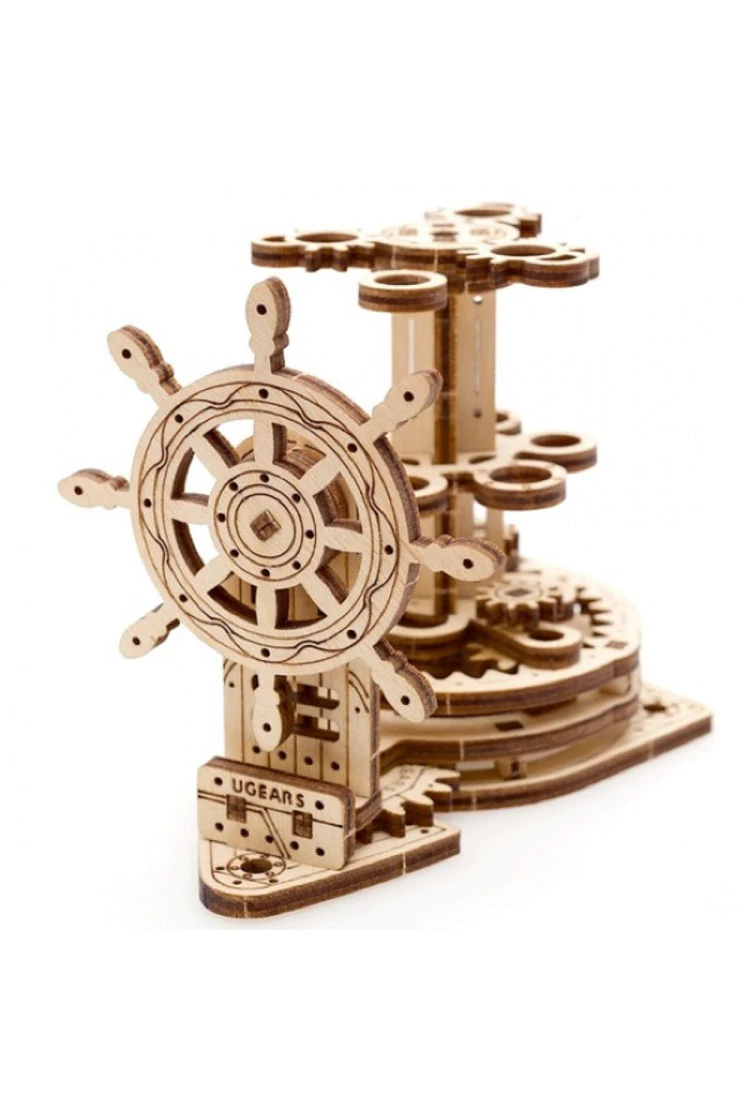 Сборная модель Ugears Штурвал-Органайзер (11х9х9,3 см)