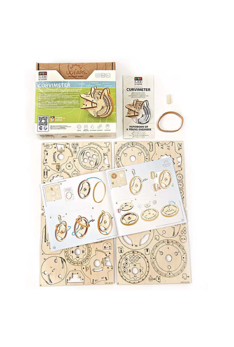 Сборная модель Ugears Курвиметр STEM (13*6*10,5 см)