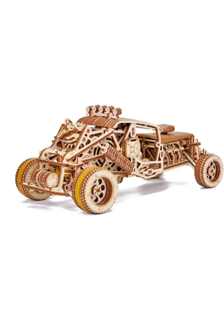 Механическая сборная модель из дерева Wood Trick «Безумный Багги»