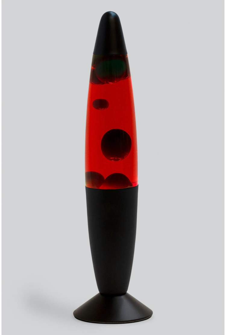 Лава-лампа 35см Зелёная/Красная (Black)