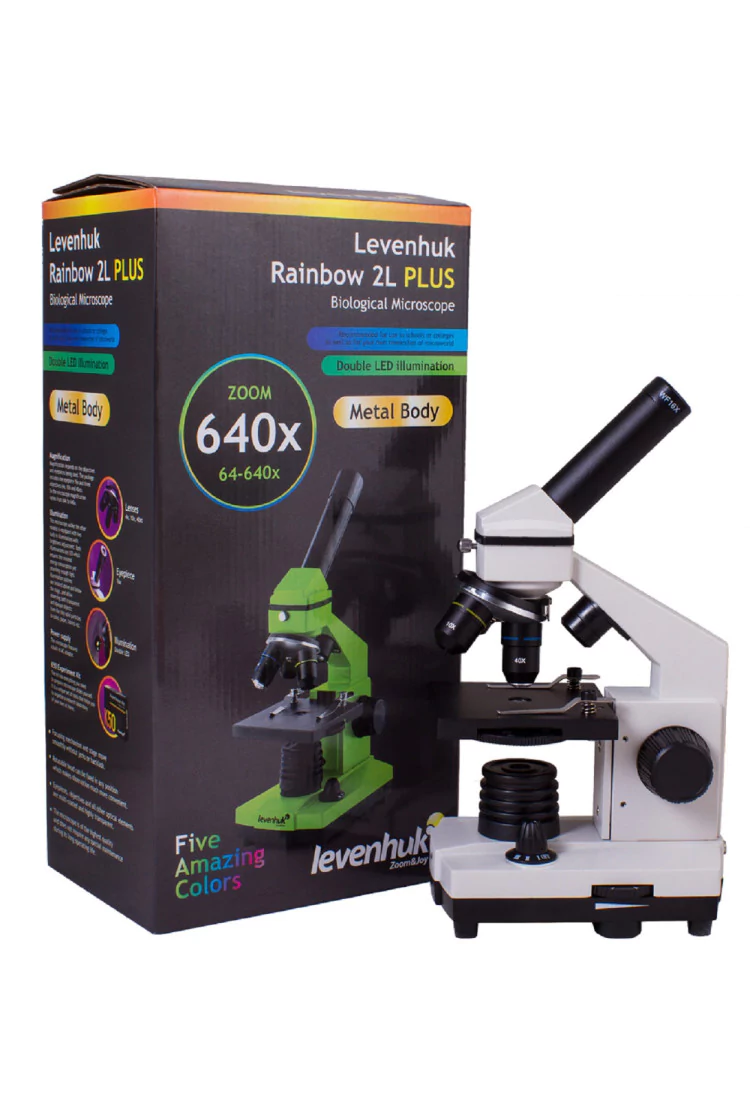 Микроскоп Levenhuk Rainbow 2L PLUS MoonstoneЛунный камень