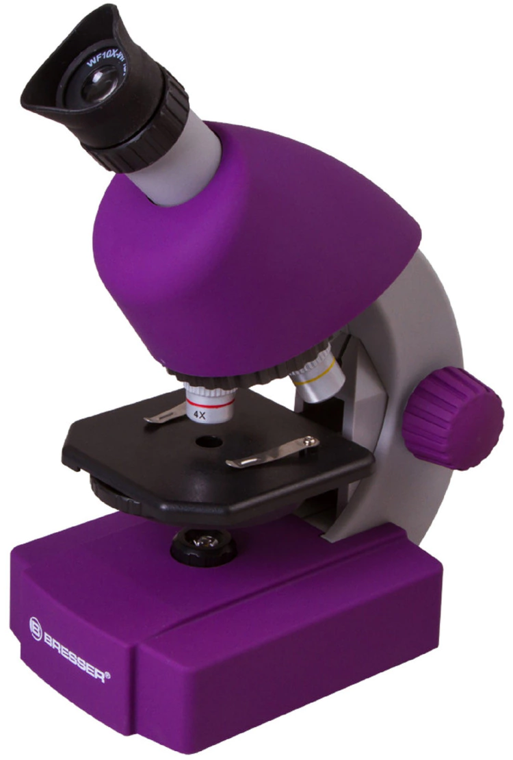 Микроскоп Bresser Junior 40x-640x, фиолетовый
