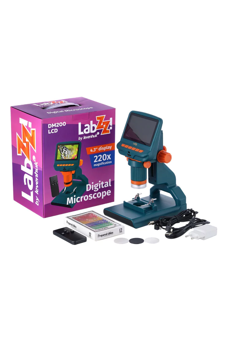 Микроскоп цифровой Levenhuk LabZZ DM200 LCD
