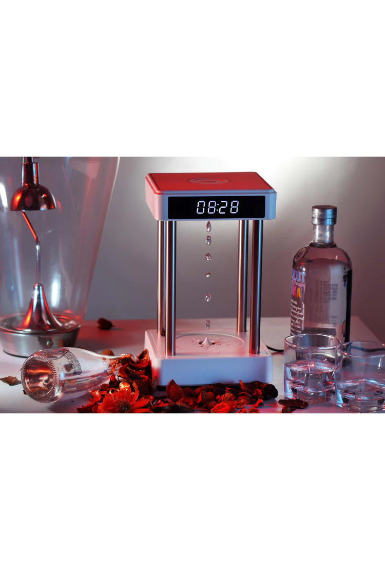 Антигравитационный левитирующий фонтан с часами Anti-Gravity Hydra Lamp