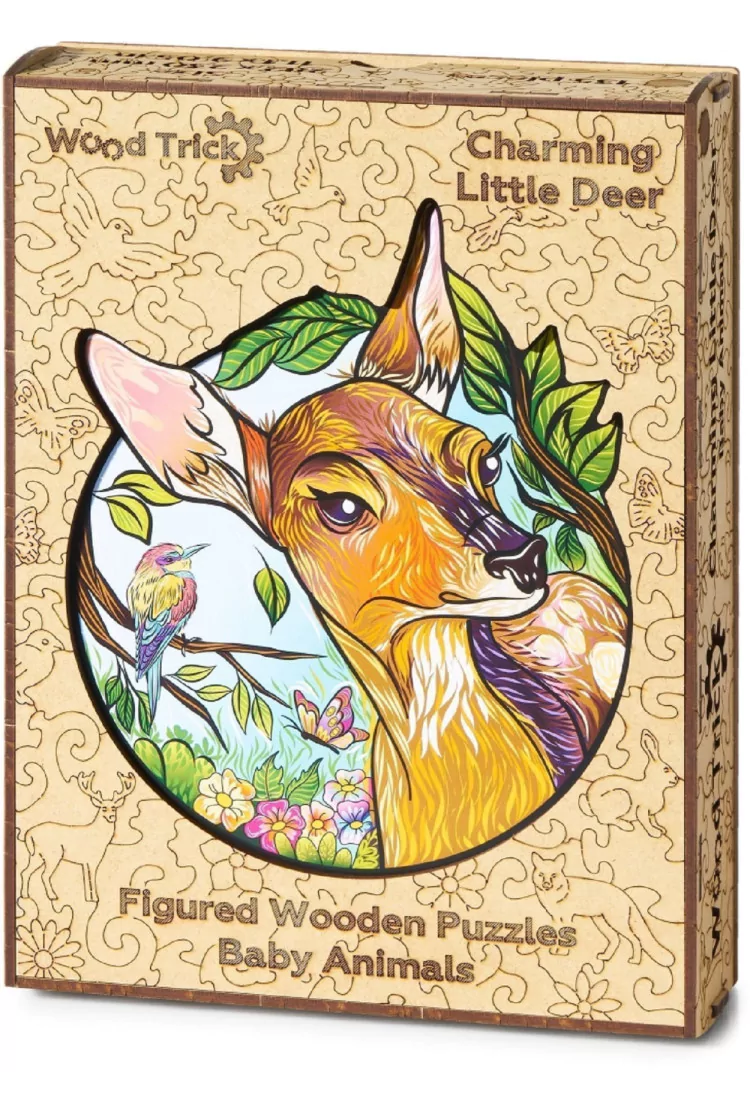 Деревянный пазл Wood Trick Очаровательный Олененок (28x23 см)