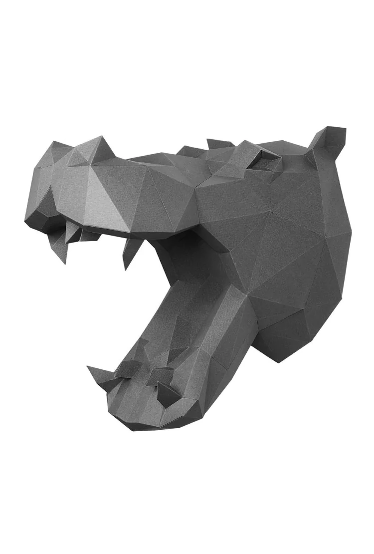 3D-модель Paperraz "БЕГЕМОТ БОРИСЫЧ" на стену