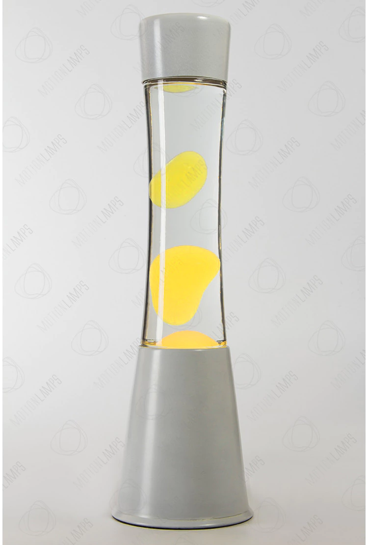 Лава-лампа 39см CG Желтая/Прозрачная (White)