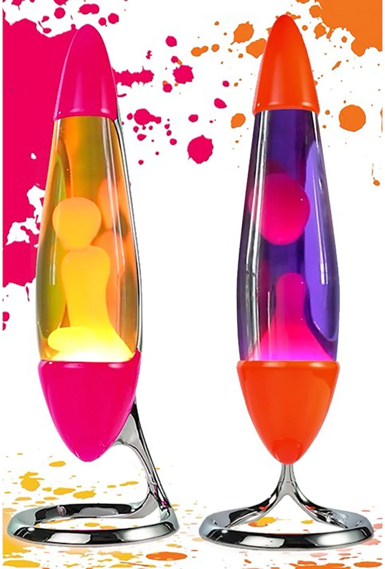 Лава-лампа Mathmos Neo Оранжевая/Желтая Pink