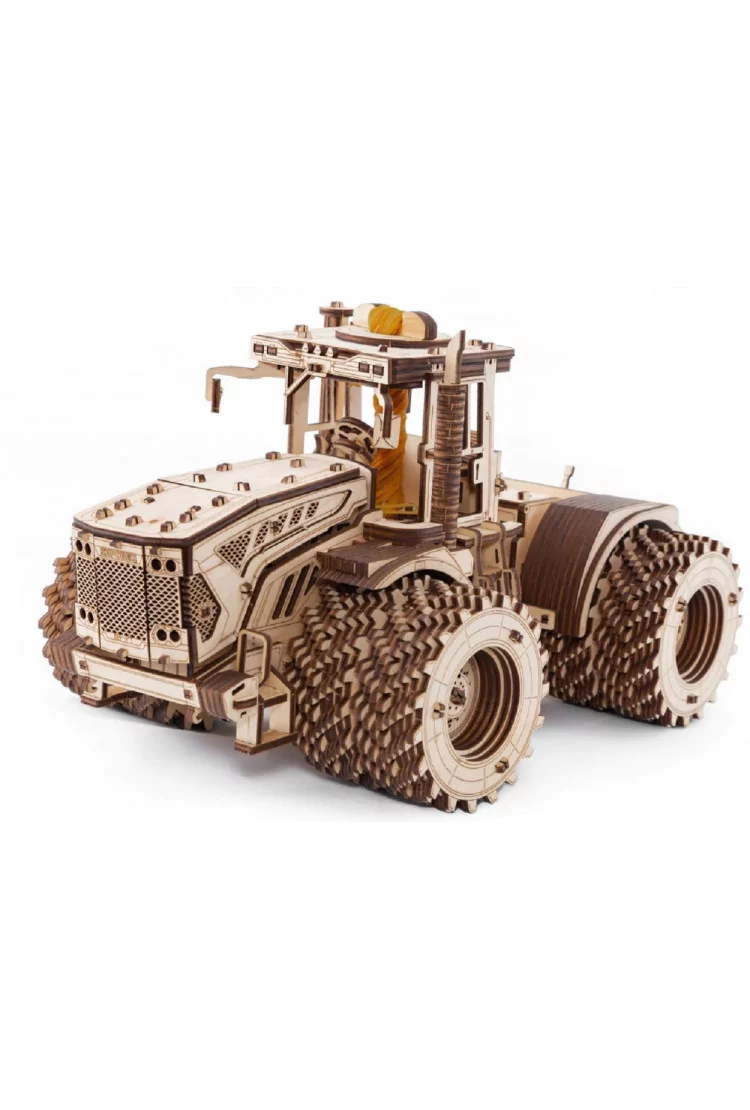 Конструктор деревянный 3D EWA "Трактор Кировец К-7М"