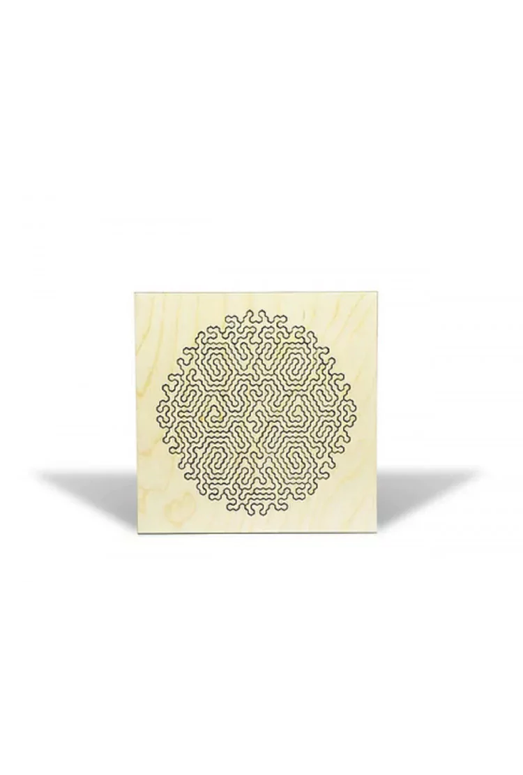 Деревянный фрактальный пазл abedyabka Puzzluki Asterisk 6035