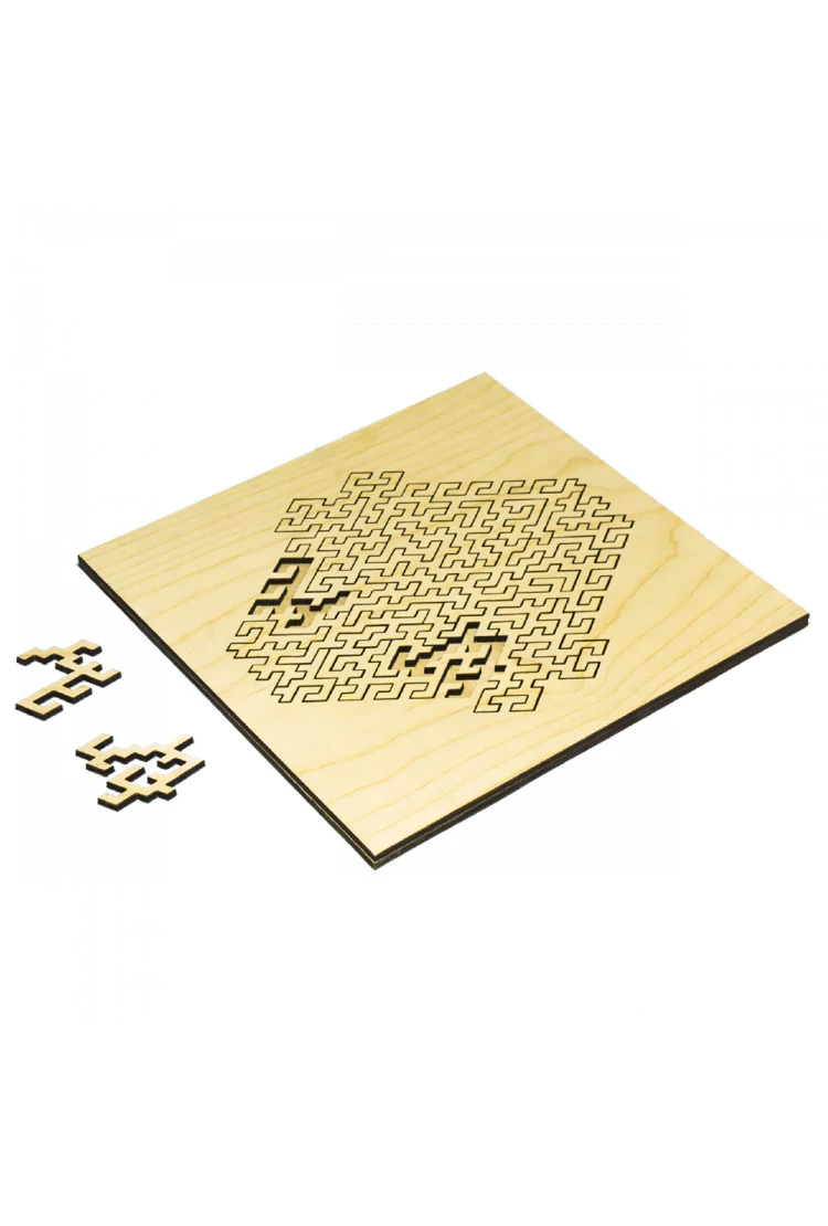 Деревянный фрактальный пазл abedyabka Puzzluki Emerald 4031