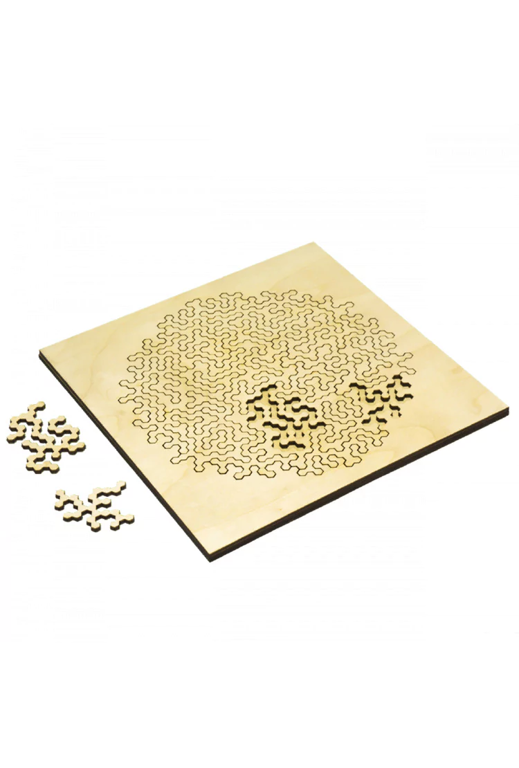 Деревянный фрактальный пазл abedyabka Puzzluki Asterisk 6029