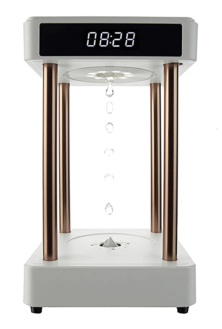 Антигравитационный левитирующий фонтан с часами Anti-Gravity Hydra Lamp