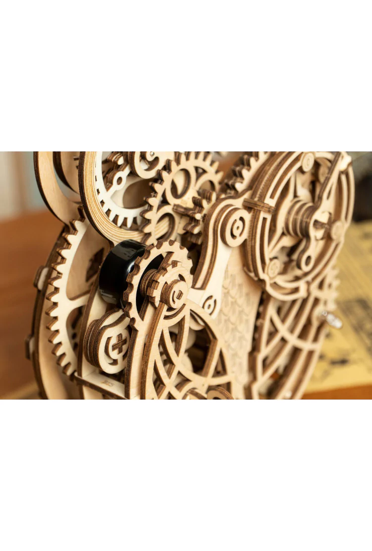 Кварцевые часы-конструктор Robotime Сова Owl Clock