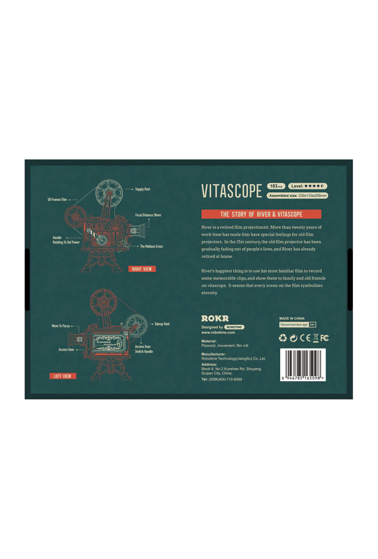 Механический проектор-конструктор Robotime Vitascope