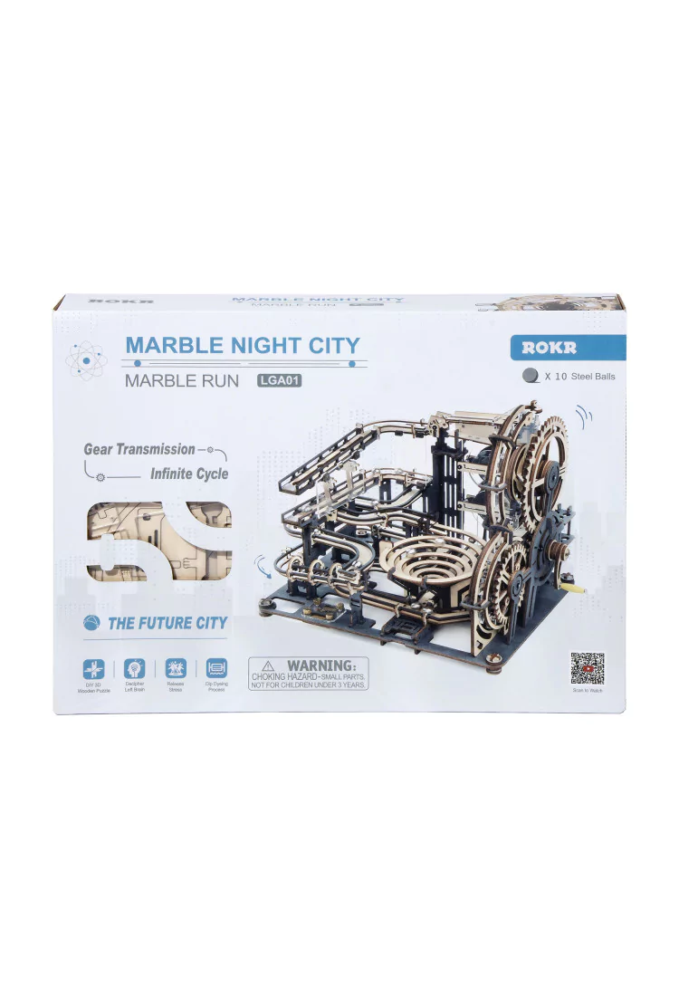 Динамический конструктор с шариками Robotime Marble Night City