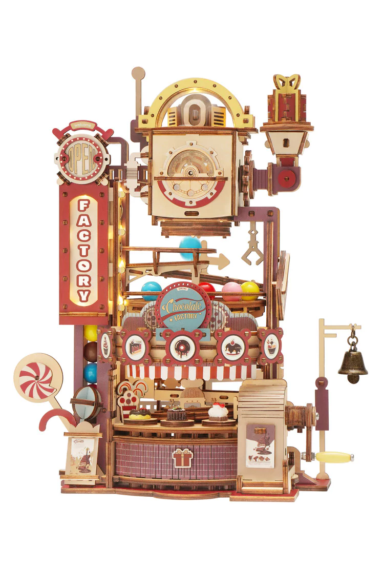 Конструктор-серпантин Шоколадная Фабрика Robotime Marble Chocolate Factory
