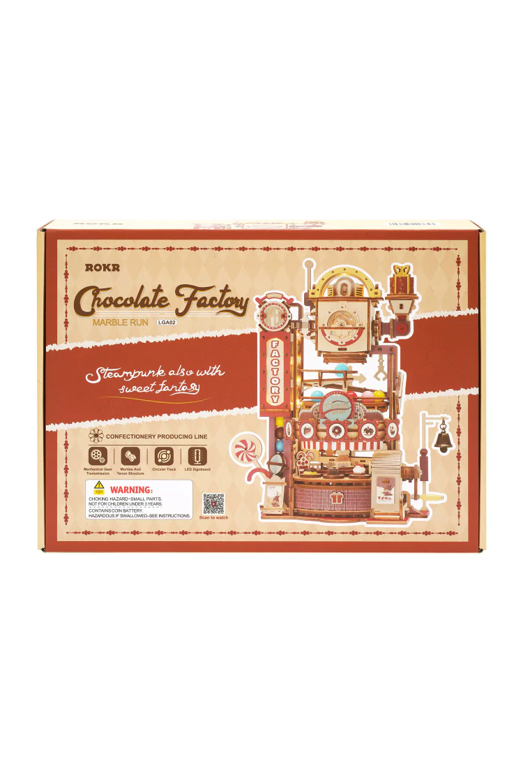 Конструктор-серпантин Шоколадная Фабрика Robotime Marble Chocolate Factory