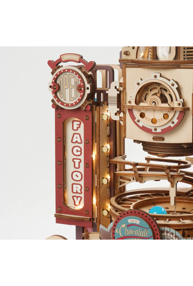 Конструктор-серпантин Шоколадная Фабрика Robotime Marble Chocolate Factory