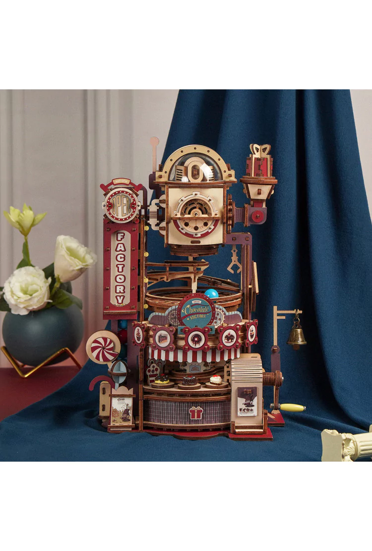Конструктор-серпантин Шоколадная Фабрика Robotime Marble Chocolate Factory