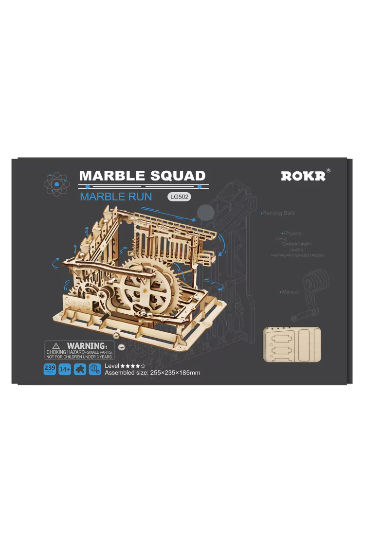 Динамический конструктор-серпантин с шариками Robotime Marble Squad