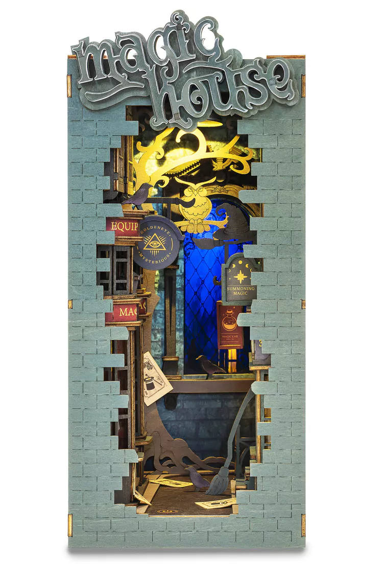 Деревянный конструктор - книжный уголок Волшебный Дом Robotime Rolife Magic House
