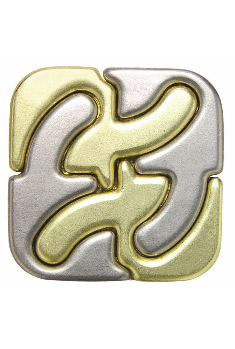 Hanayama Головоломка Каре / Huzzle Cast Square 5* (5*5*1 см)