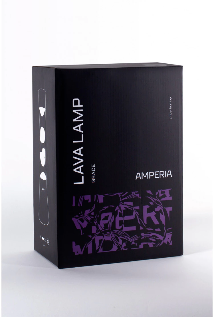 Лава лампа Amperia Grace Violet сияние (39 см)