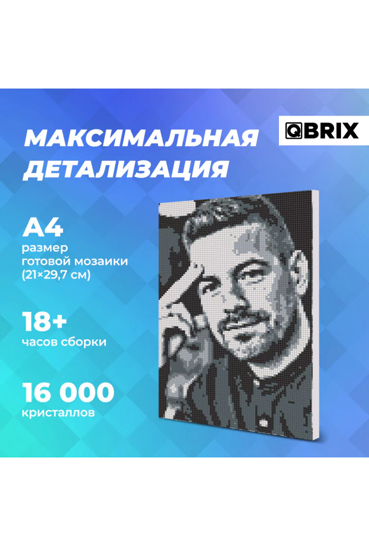 QBRIX Алмазная фото-мозаика на подрамнике ORIGINAL А4