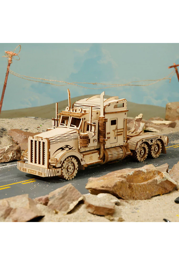 Механический конструктор Тяжелый грузовик Robotime Heavy Truck