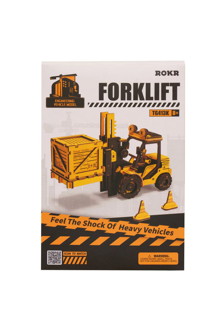 Механический конструктор Вилочный погрузчик Robotime Forklift