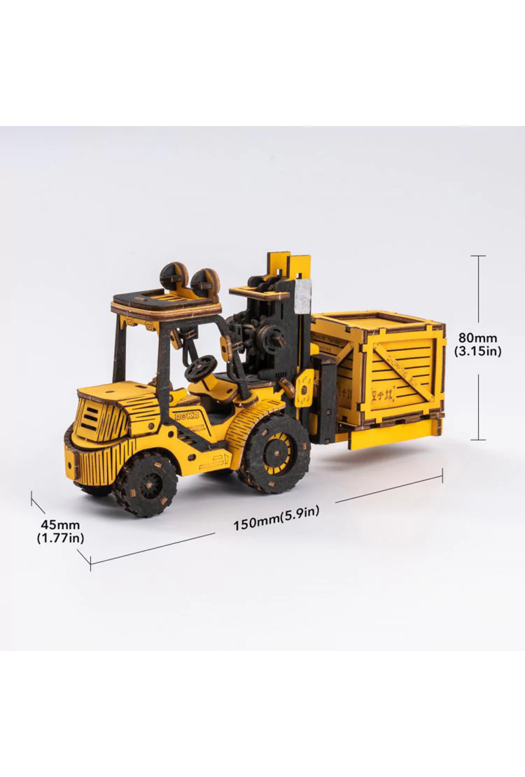 Механический конструктор Вилочный погрузчик Robotime Forklift
