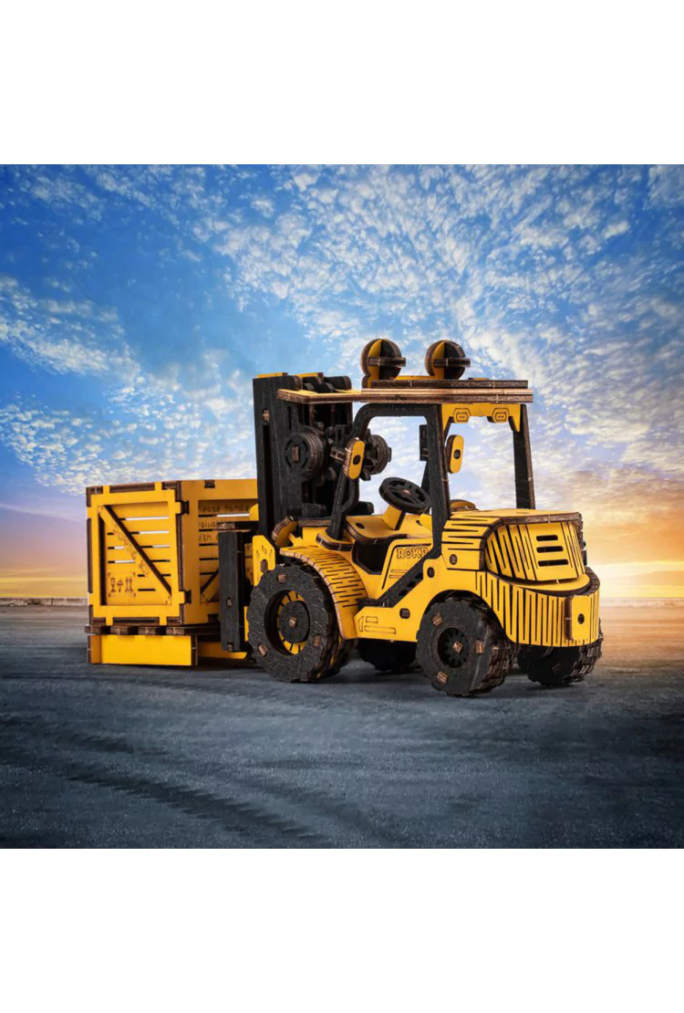 Механический конструктор Вилочный погрузчик Robotime Forklift