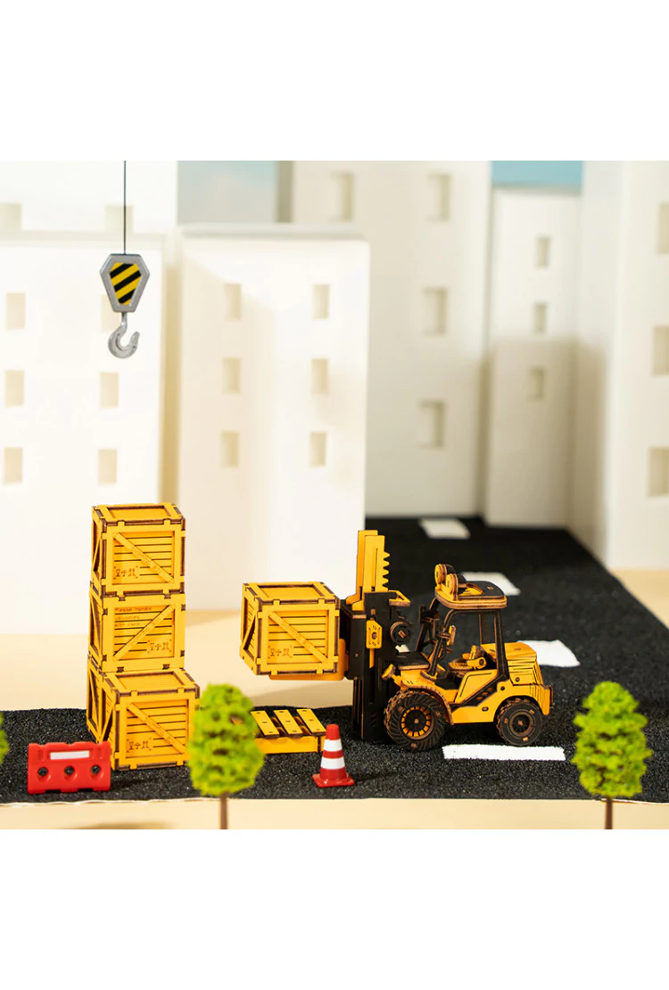Механический конструктор Вилочный погрузчик Robotime Forklift