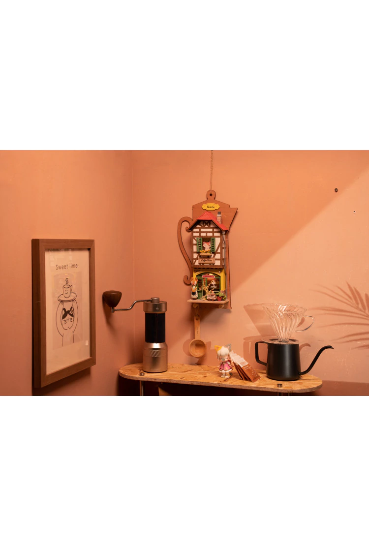 Конструктор - ключница настенная Кофейня Rolife Lazy Coffee House