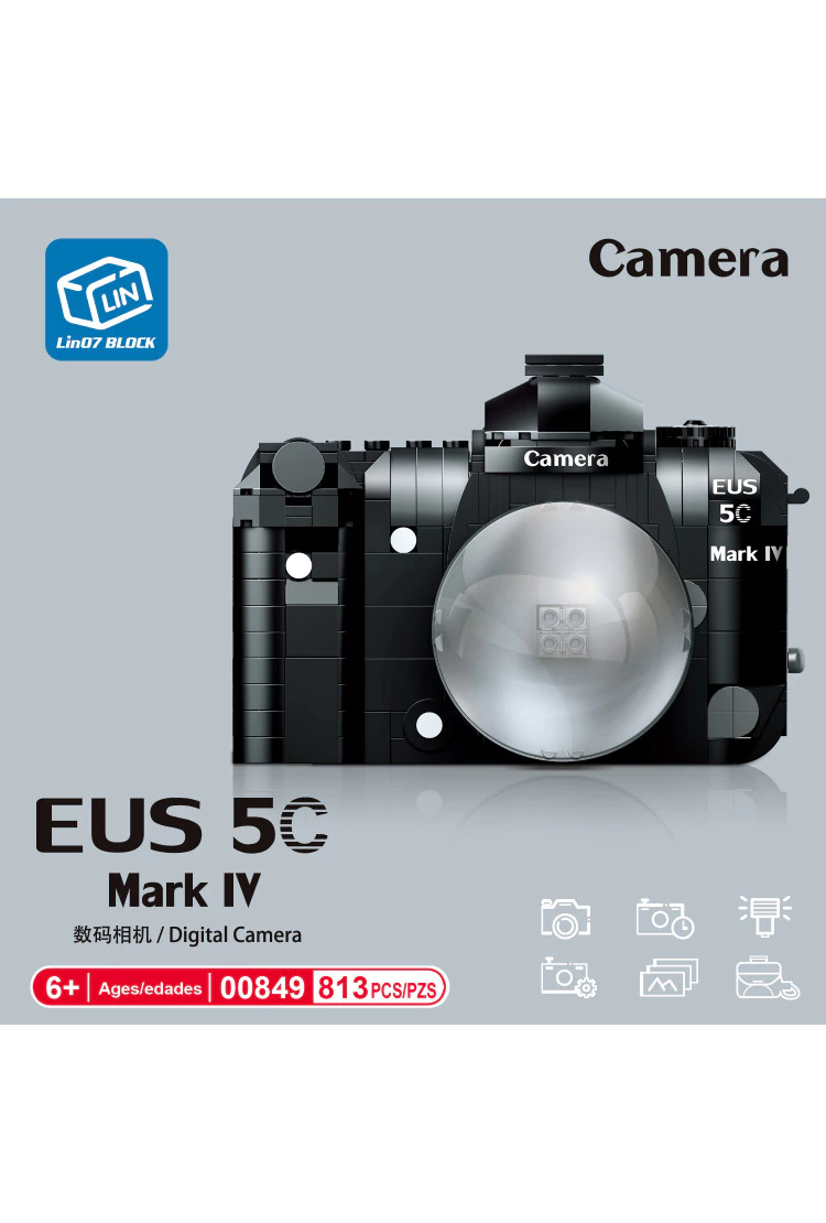 Конструктор Мини фотокамера Canon Zhe Gao Digital Camera