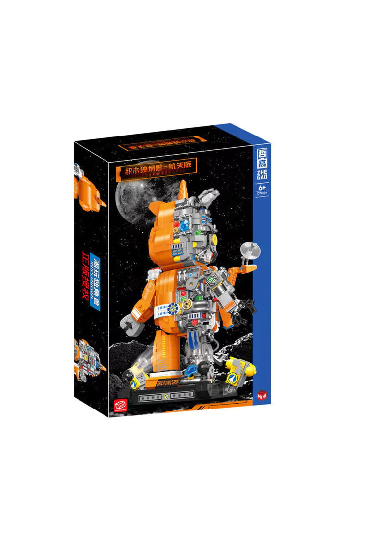Конструктор Космический Единорог Zhe Gao Aerospace Unicorn Bearbrick
