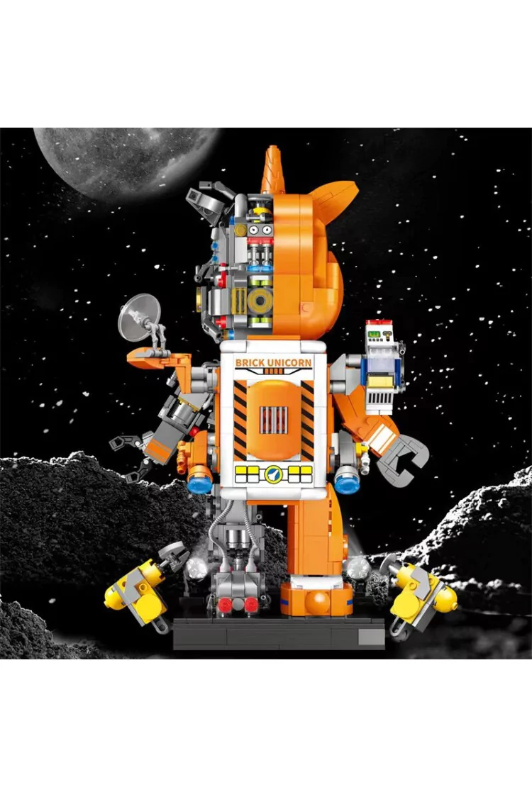 Конструктор Космический Единорог Zhe Gao Aerospace Unicorn Bearbrick