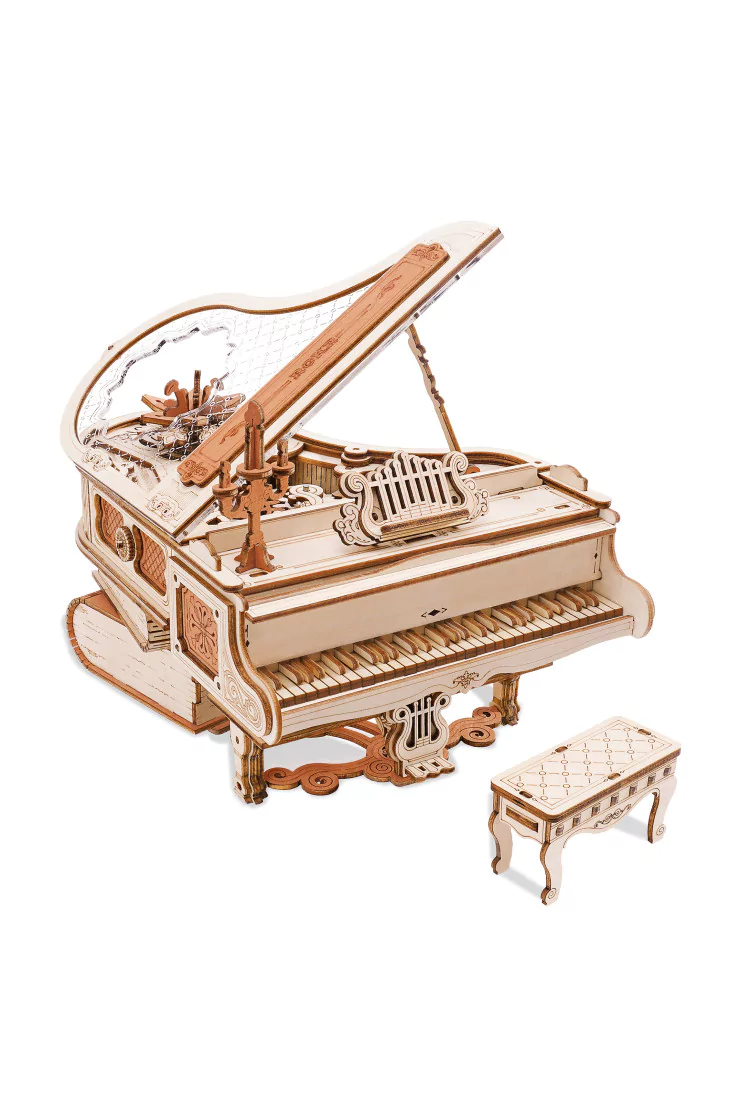 Конструктор музыкальная шкатулка Волшебное Фортепиано Robotime Magic Piano