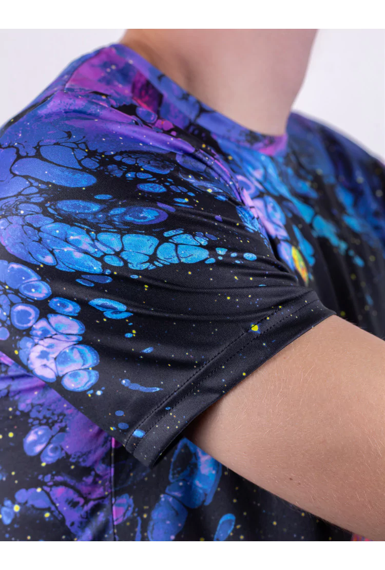 Флуоресцентная «Неоновая» Футболка M «Deep Space» Unisex