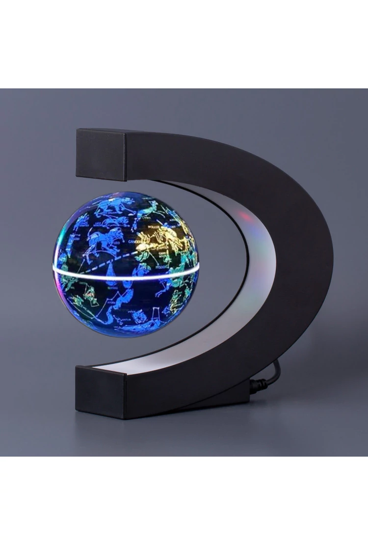 Летающий светящийся глобус с RGB-подсветкой (физический/созвездия) RU
