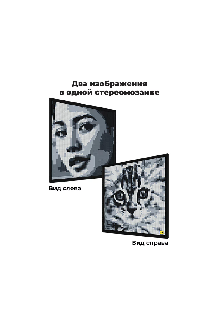 Фото-конструктор MOZABRICK STEREO / бесконечный фотоконструктор из ваших фотографий